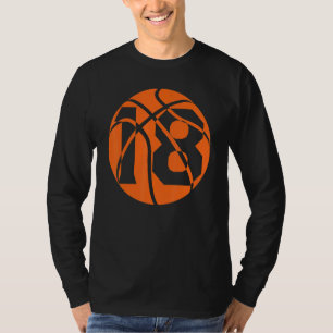 Basketball 18 Year Old Birthday Players Team Men W T-Shirt