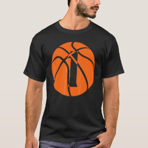 Basketball 1 Year Old Birthday Players Team Men Wo T-Shirt
