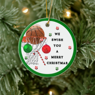 Basketball 2025 Keepsake Ceramic Ornament
