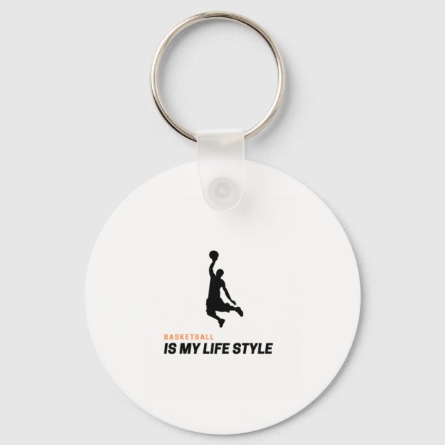 Basketball 3  key ring (Front)