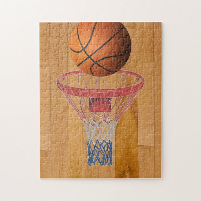 Basketball - 3D Effect Jigsaw Puzzle (Vertical)