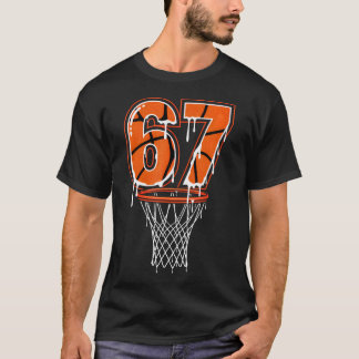 Basketball 67 Ice Cream Drip Funny Gen Alpha T-Shirt