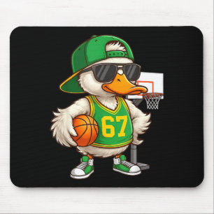 Basketball 67 Six Seven Funny Basketball Meme Drip Mouse Pad