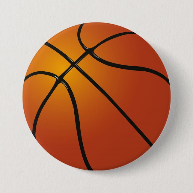 Basketball 7.5 Cm Round Badge (Front)