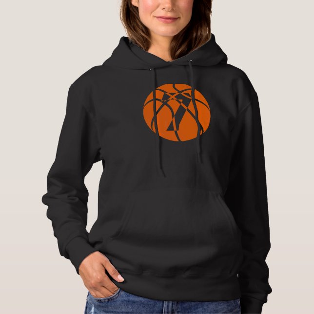 Basketball 7 Year Old Birthday Players Team Men Wo Hoodie (Front)