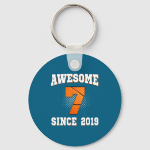 Basketball 7th 2019 7 Old Years Since Humor Key Ring