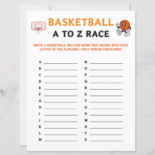 Basketball A To Z Race Game