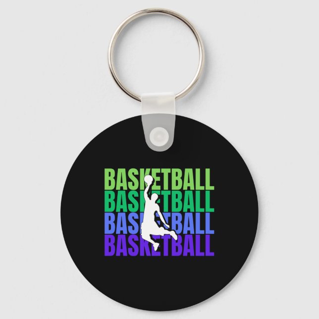 Basketball Active  Key Ring (Front)
