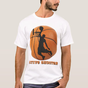 Basketball Active Shooter Player Hoops  T-Shirt