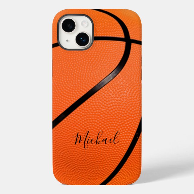 Basketball Add Your Name Personal Case-Mate iPhone Case (Back)