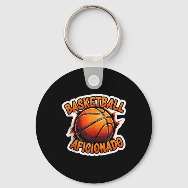Basketball Aficionado Coach Lover Expert Player An Key Ring (Front)