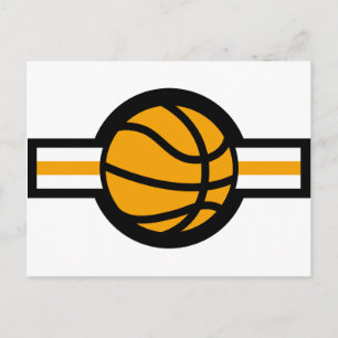 basketball airstripe postcard