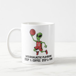 Basketball Alien Coffee Mug