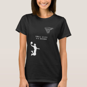 Basketball America USA Small Steps Big Dreams T-Shirt
