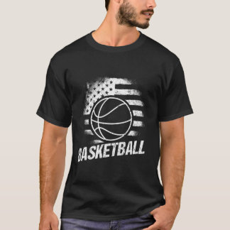 Basketball American Flag T-Shirt
