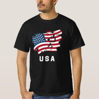Basketball American USA Flag 2021 T-Shirt