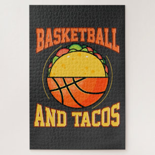 Basketball And Tacos Jigsaw Puzzle