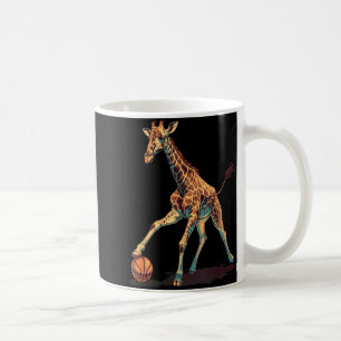 Basketball Animal Art Giraffe Basketball Player Dr Coffee Mug