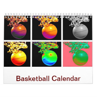 Basketball Art Calendar