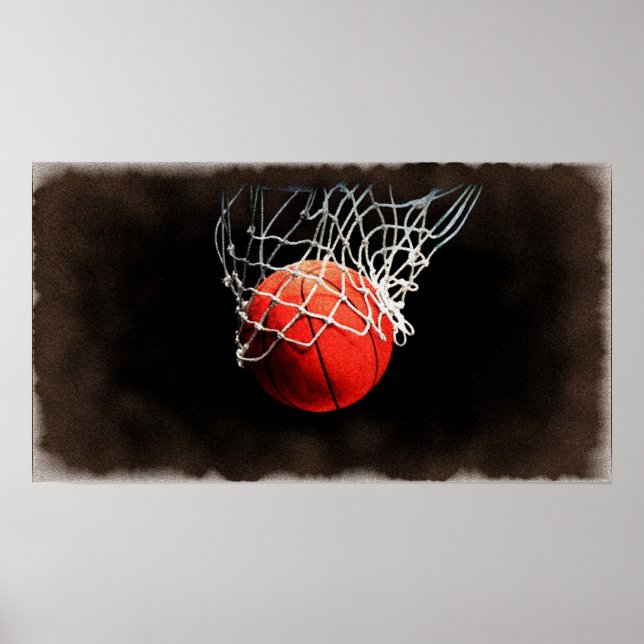 Basketball Art Poster (Front)