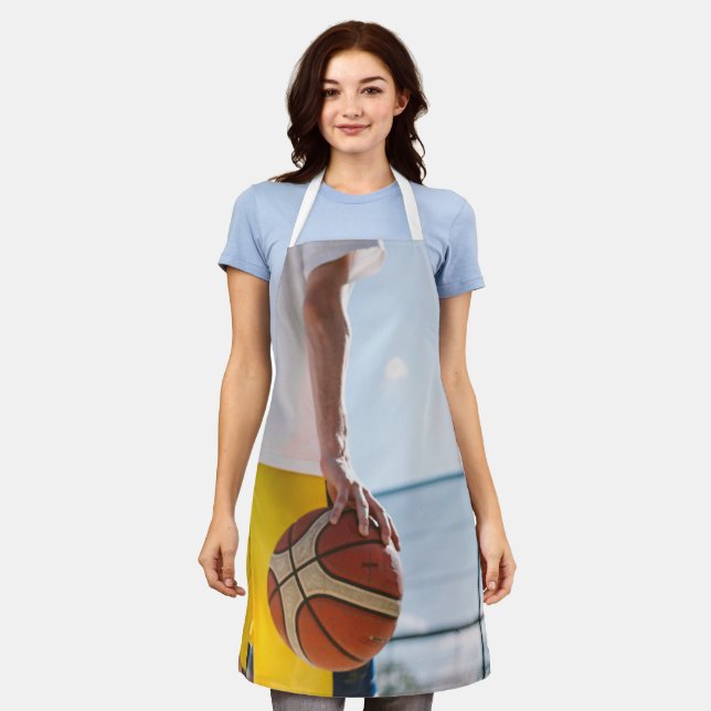 Basketball Artwork Apron (Worn)