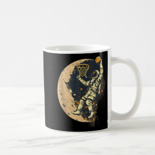 Basketball Artwork Astronaut Drawing Basketball Lo Coffee Mug