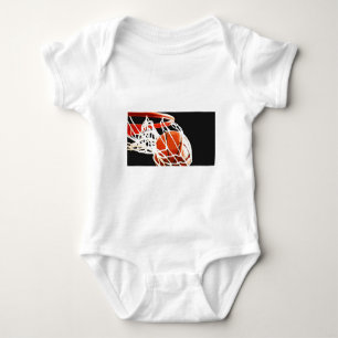 Basketball Artwork Baby Bodysuit
