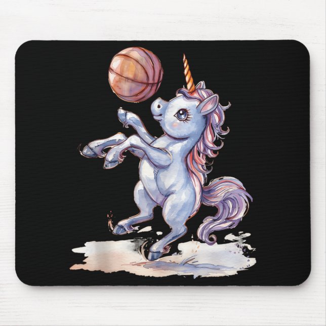 Basketball Artwork Basketball Lover Bball Player U Mouse Pad (Front)