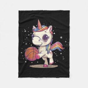Basketball Artwork Basketball Lover Drawing Cute U Fleece Blanket