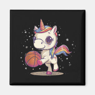 Basketball Artwork Basketball Lover Drawing Cute U Magnet