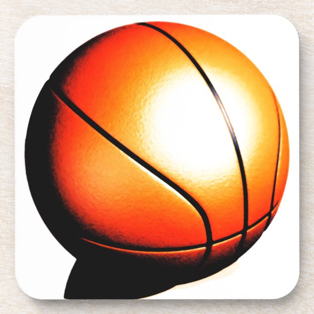 Basketball Artwork Coaster (Front)