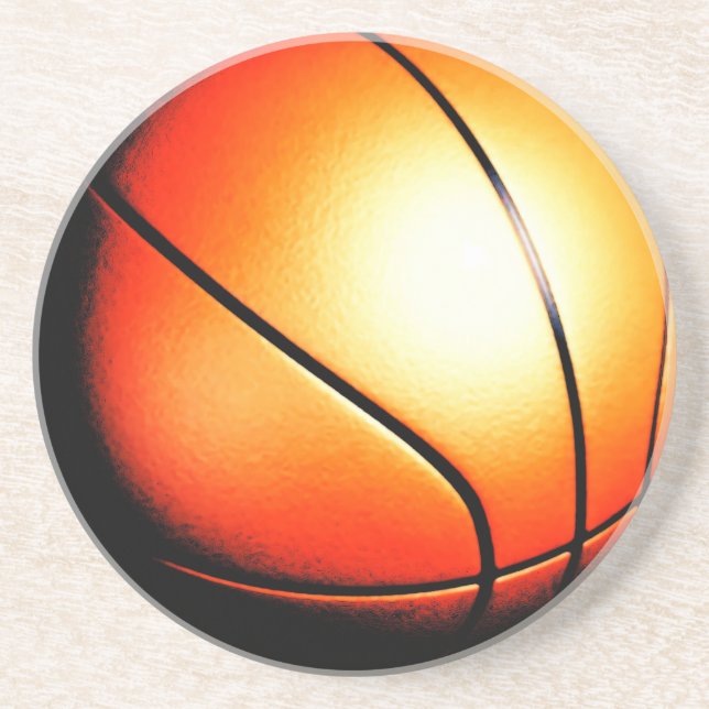 Basketball Artwork Coaster (Front)