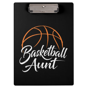 Basketball Aunt Basketball Mum Auntie Gift Clipboard