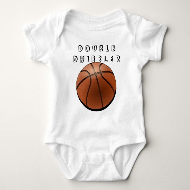 Basketball Baby Bodysuit (Front)
