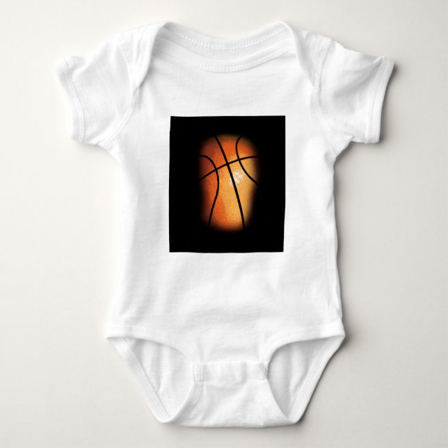 Basketball Baby Bodysuit (Front)