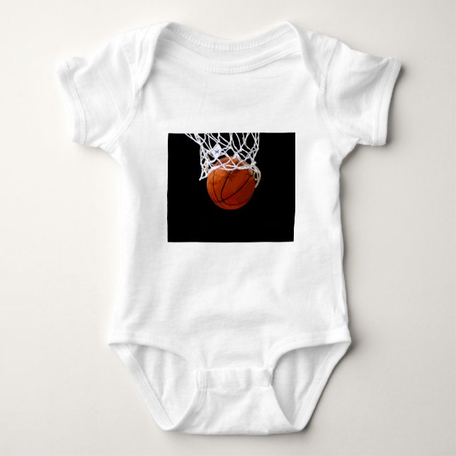 Basketball Baby Bodysuit (Front)