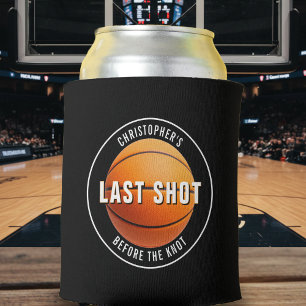 Basketball Bachelor Party Last Shot Before Knot Can Cooler