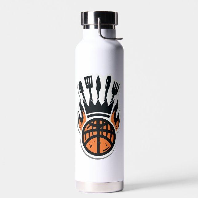  Basketball & Backyard BBََQ Water Bottle (Left)