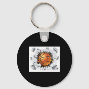 Basketball Ball 1 Key Ring