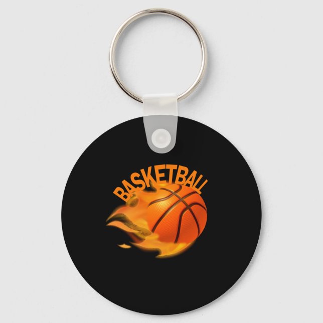 Basketball Ball 2  Key Ring (Front)