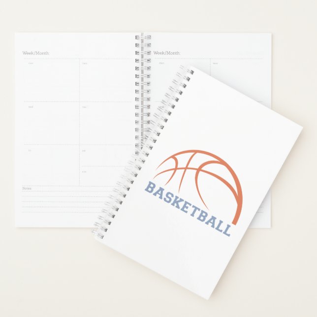 Basketball Ball Design For Coaches Planner (Display)
