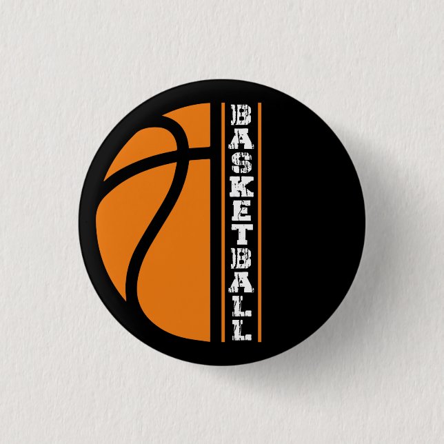 Basketball - Ball is Life 3 Cm Round Badge (Front)