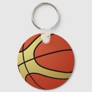 basketball-ball key ring