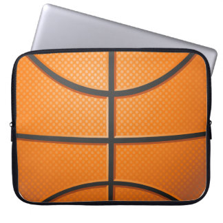 basketball ball laptop sleeve
