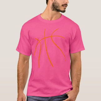 Basketball Ball Lines Outline For Men Women Kids B T-Shirt