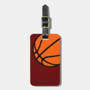 basketball (ball) luggage tag