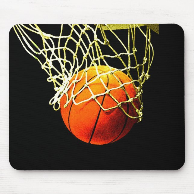 Basketball Ball Mouse Pad (Front)