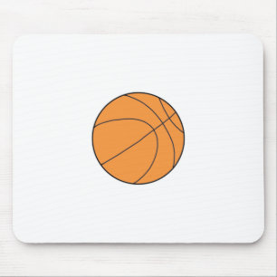 Basketball Ball Mouse Pad