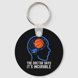 Basketball Ball Mri Men Boys Girls Key Ring