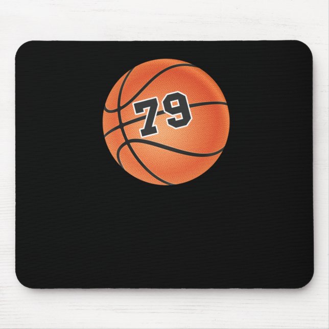 Basketball Ball Number 79  Mouse Pad (Front)